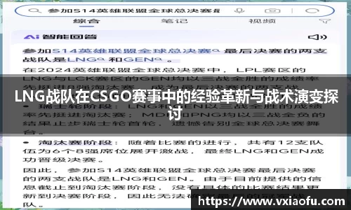 LNG战队在CSGO赛事中的经验革新与战术演变探讨