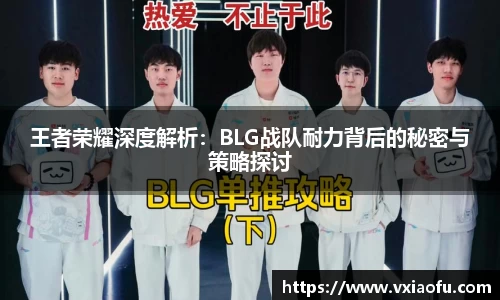 王者荣耀深度解析：BLG战队耐力背后的秘密与策略探讨