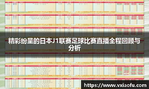 精彩纷呈的日本J1联赛足球比赛直播全程回顾与分析
